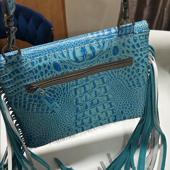 Myra Bag Women's Leivitate Hand-Tooled Crossbody Bag - Picture 7 of 9